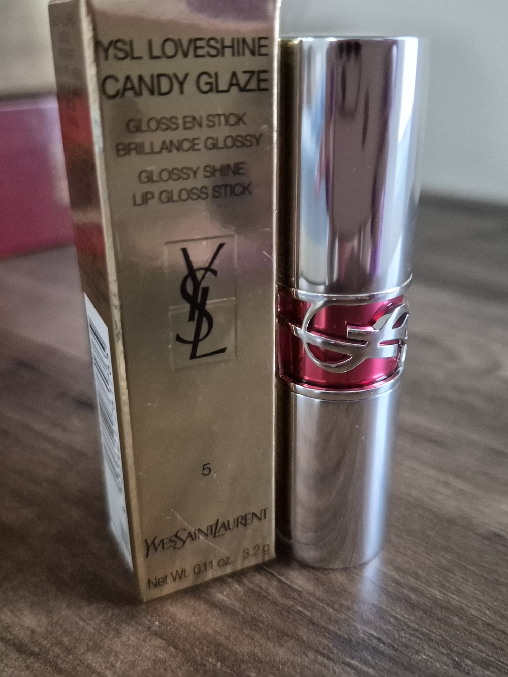 Yves Saint Laurent LoveShine Candy Glaze Lip Gloss Stick - Pink